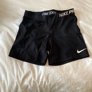 Nike pro compression shorts